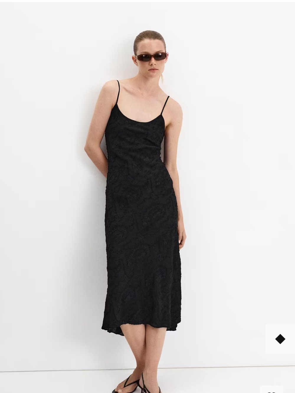 Mango Embroidered Dress